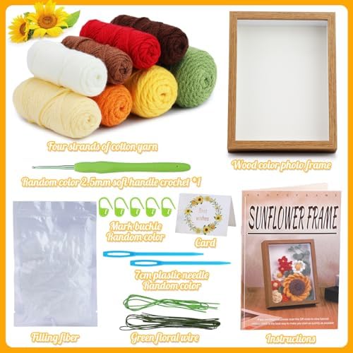 IMZAY Crochet Kit for Beginners Lavender Beginner Crochet Kit for Adults - Image 2