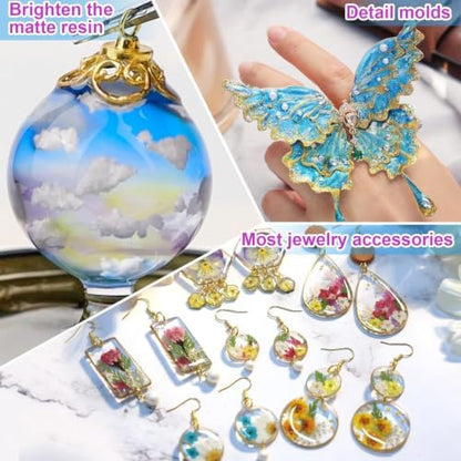 LET'S RESIN UV Resin, 300g Hard Resin Kit for Craft, Casting, Silicone Mold - Image 5