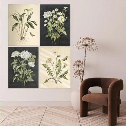 4 Pack Cute Flower Paint by Numbers Kit for Adults Beginner (Without Frame) - Image 6
