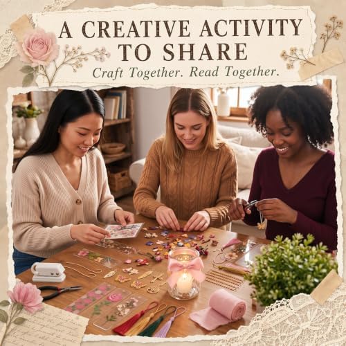 Fuyoooo 30 Set DIY Bookmark Making Kit, 5 Styles Bookmark with Tools - Image 4