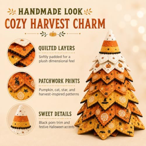 Daily Partner DIY Halloween Quilted Fabric Tree Kit - Image 4