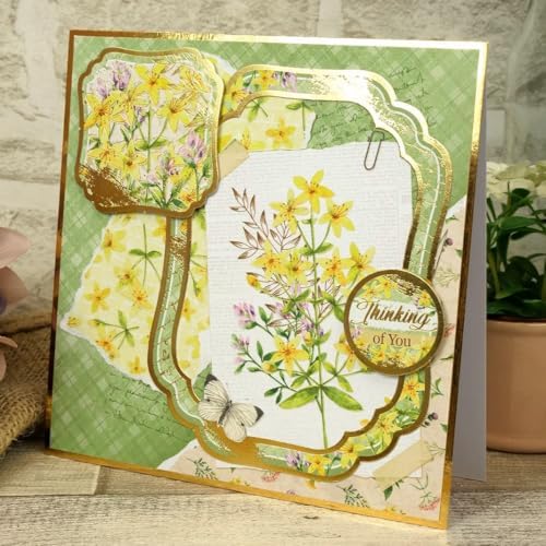 Hunkydory - Deluxe Craft Pad - Card Making Collection (Wildflowers) - Image 4