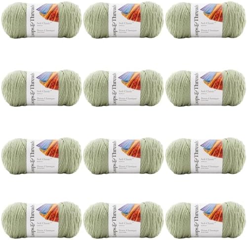 MICHAELS Bulk 12 Pack: Soft Classic™ Solid Yarn by Loops & Threads® - Image 7