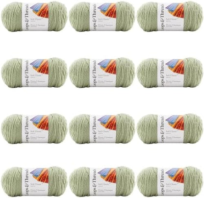 MICHAELS Bulk 12 Pack: Soft Classic™ Solid Yarn by Loops & Threads® - Image 7