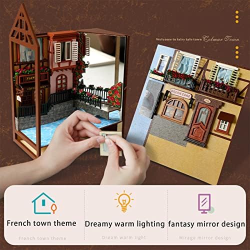Generic DIY Kit Wooden Craft Assembly Model Creative Fun Project for Kids Adults Handmade Gift Home Decoration Beige Brown 22.5 x 9.2 cm (#2) - Image 4