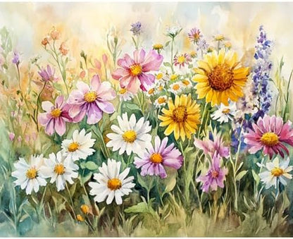 obterie Flower Paint by Numbers Kit for Adults Beginner Floral Oil Painting Kit Adult Paint by Number Kits on Canvas DIY Painting for Beginners Art by Numbers for Gifts Home Wall Decor 16x20 Inch by Unknown