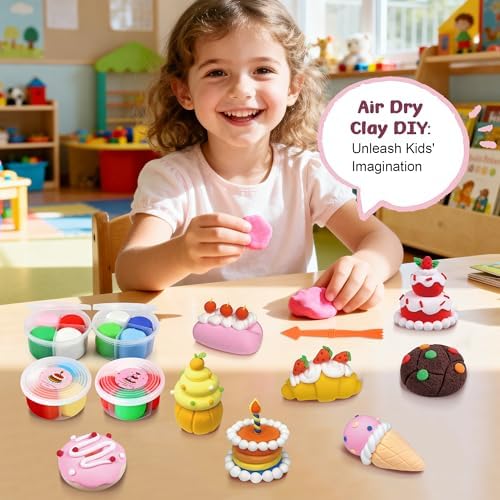 Air Dry Clay Kit for Kids 3-12, 12 Boxes with 48 Modeling Clay Blocks - Image 2