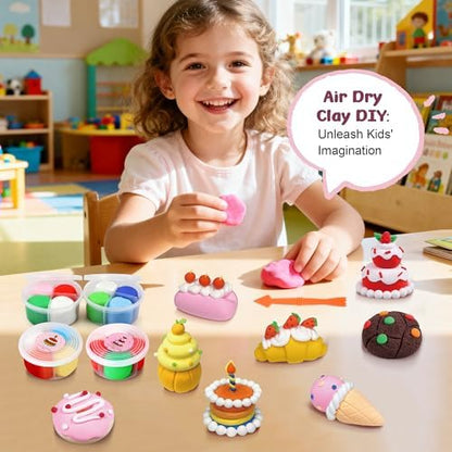 Air Dry Clay Kit for Kids 3-12, 12 Boxes with 48 Modeling Clay Blocks - Image 2