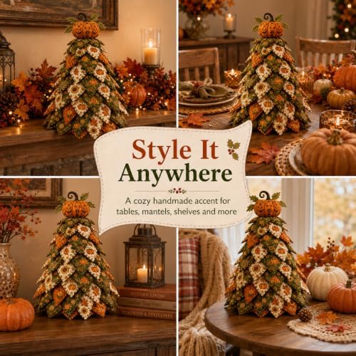 2026 New Christmas & Halloween DIY Quilted Fabric Tree Kit, 3D Layered Sewing Craft Set for Beginners, Christmas Tree Quilt Kit, Handmade Tabletop Holiday Decor, Gift for Craft Lover - Image 6