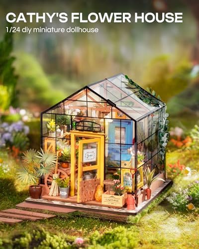 Rolife Greenhouse DIY Miniature Dollhouse Kit Creative Gift for Adults - Image 2