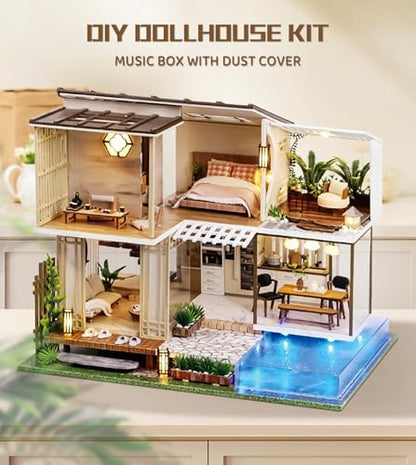 Spilay DIY Miniature House Kit for Adults, Miniature Dollhouse Building Kit - Image 6