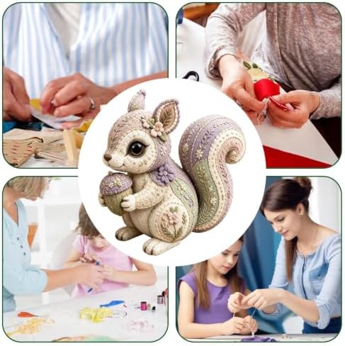 Handmade Sewing Craft Kit with Pre-Cut Fabric & Stuffing - Image 5