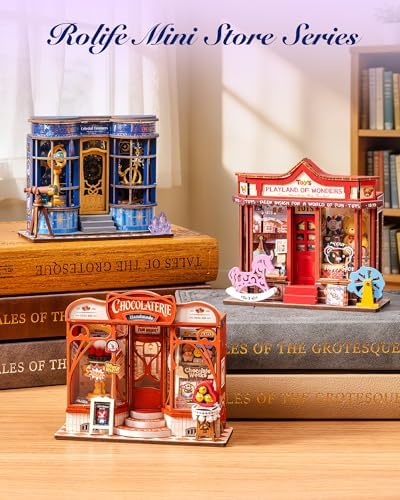 Rolife DIY Miniature House Kit 1:32 Astronomy Shop Diorama Dollhouse Tiny House Model Building Set, Hobby Crafts for Adults Gifts for Him Her - Image 7