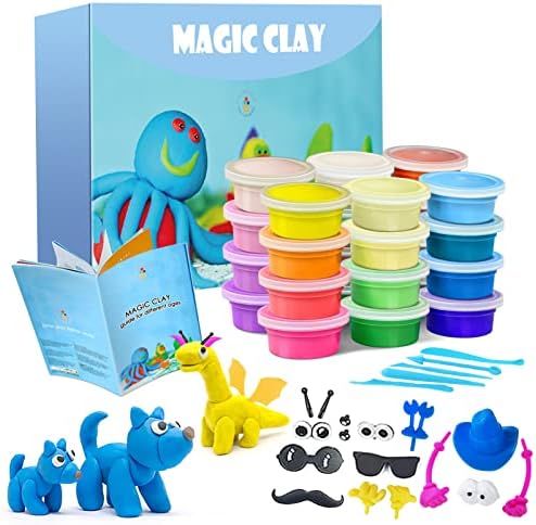 Modeling Clay Kit, 24 Colors Air Dry Clay by ESSENSON