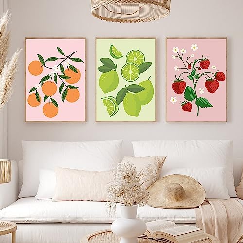 cupmod 6Pack Paint by Number for Adults and Kids,DIY Acrylic Painting Paint by Numbers Kits on Canvas Without Frame,Fruit Oil Painting for Home Wall Decor 7.8x11.8inch, MT11375-MT11380 - Image 2