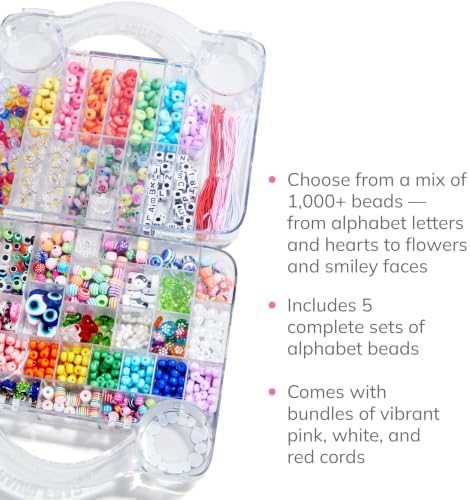 BaubleBar Ultimate DIY Bracelet Kit | 1000+ Pcs | Great for a Gift or Party | Bracelet Jewelry Making Kit with Beads - Image 3