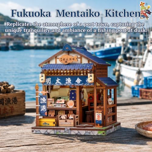 CUTEBEE 3D Wooden Puzzle Miniature House Kit for Adults, DIY Craft Gift - Image 4
