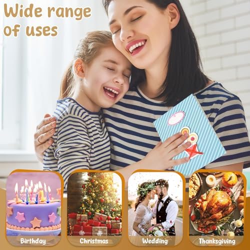 16 Pack DIY Greeting Card Making Kit, Complete Handmade Card Kits with Envelopes & Decorative Accessories for Birthdays, Mother’s Day, Anniversary & Thank You Notes, Creative Art Crafts Gifts - Image 5