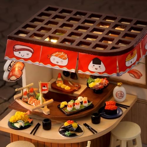 OZJAY Miniature House Kit for Adults, Mini House Kit with LED & Dust Cover - Image 3