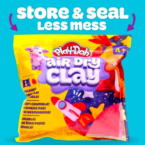 Play-Doh Air Dry Clay, 5 oz. Red Clay Bag, Arts & Crafts, Art Supplies, Arts and Crafts for Adults and Kids, Craft Supplies, Clay Tools and Kit, Modeling Clay for Kids, Air Dry Clay Kit - Image 5