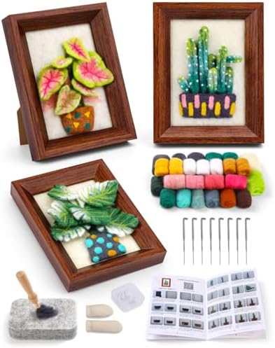OEHPICC Needle Felting Kits for Beginners Adult with Frame by OEHPICC