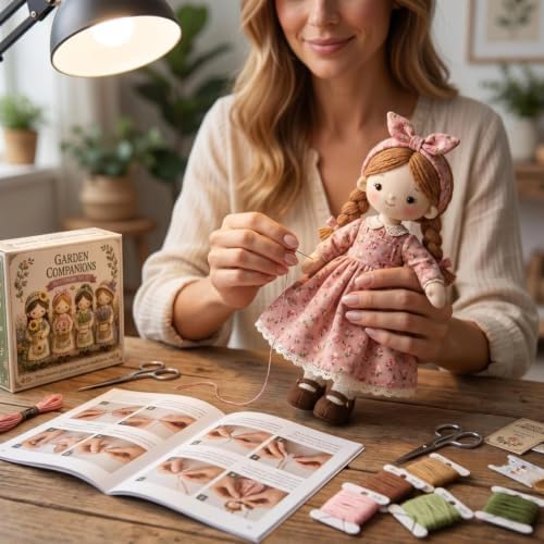 Forest Patchwork DIY Kit Series Beginner Sewing Craft Kit, #C - Image 5