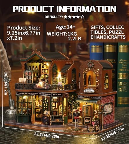 Spilay DIY Miniature House Kit for Adults, Miniature Dollhouse Kit - Image 2