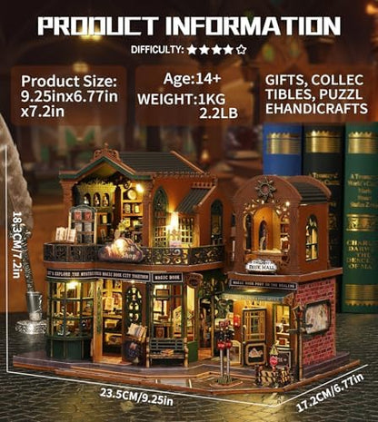 Spilay DIY Miniature House Kit for Adults, Miniature Dollhouse Kit - Image 2