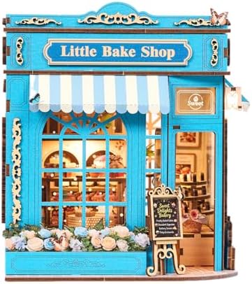 TOYQI Book Nook Kit, DIY Miniature Dollhouse Kit for Adults and Teens by TOYQI