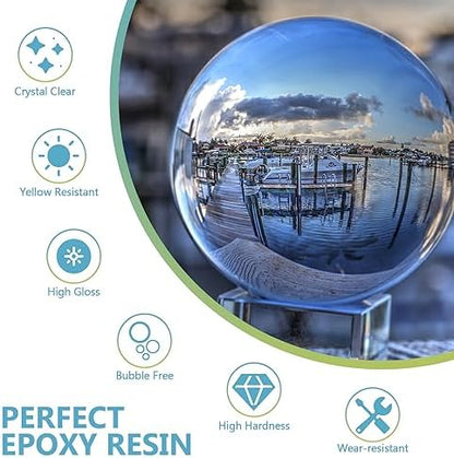 OcePor Epoxy Resin 4 Gallon Clear Resin Epoxy Kit for Art Craft - Image 2