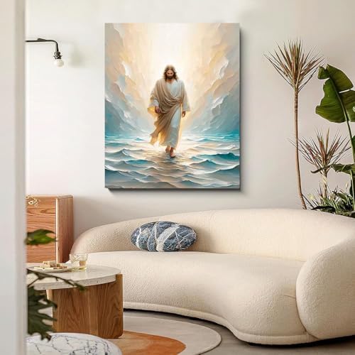 BAWKENTON Jesus Paint by Numbers kit for Adults and Kids - Image 2