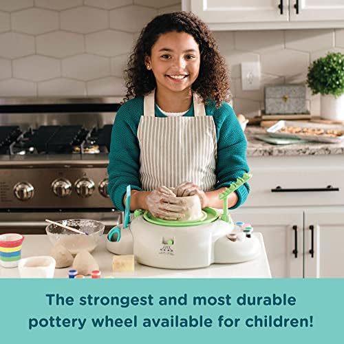 MindWare Pottery Wheel for Beginners – Kids Pottery Kit with Air-Dry Clay, Tools, and Paints, Creative Arts and Crafts Toy for Ages 7 and Up - Image 5