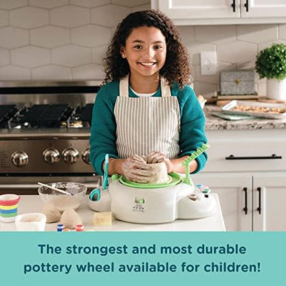MindWare Pottery Wheel for Beginners – Kids Pottery Kit with Air-Dry Clay, Tools, and Paints, Creative Arts and Crafts Toy for Ages 7 and Up - Image 5