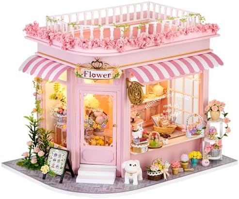 DIY Miniature Dollhouse Kit with Furniture Plus Dust Proof & Music Movement by TuKIIE