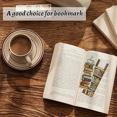 KYOQFVN 6 Pcs Book Cross Stitch Bookmark - 14CT Bookmark Cross Stitch Kit with Instructions, Needlepoint Bookmark Kit for Adult Beginners 6×20cm - Image 6