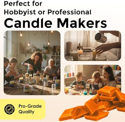 Yellow Candle Dye Chips, Soy & Paraffin Candle Making, 25 Pack - Image 7