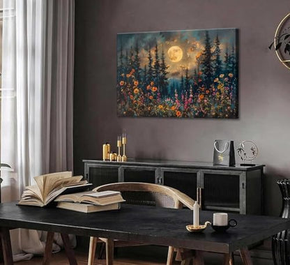 Tree Wildflowers Paint by Numbers Kit for Adults Canvas, Frameworkless - Image 5