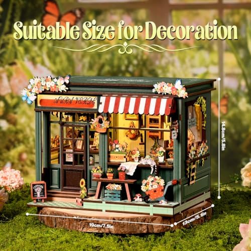 KERNOWO Book Nook Kit, DIY 3D Wooden Puzzles for Adults, Teens and Beginners, Miniature Tiny House Kit for Bookshelf Decor, Bookish Gift for Family, Friends, Book Lovers - Image 2