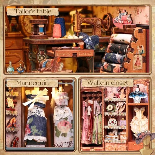 CUTEBEE Book Nook Kit 3D Wooden Puzzle DIY Miniature House for Adults - Image 4