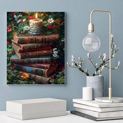 Ycydilirab Paint by Numbers Kits for Adults-Books Paint by Number Adult,Paint by Number Kits on Canvas,Number Painting for Adults,for Home Wall Decoration and Gifts 16X20 inch - Image 2