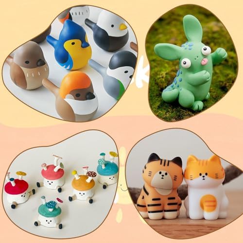 CiaraQ 60-Color Polymer Clay Oven Bake Modeling Kit - Image 6
