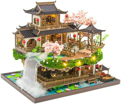 Spilay DIY Miniature House Kit for Adults, Fairyland Miniature Dollhouse by SpilayDIYDollhouseMiniature