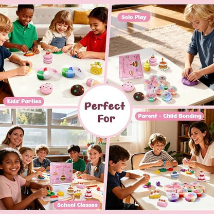 Air Dry Clay Kit for Kids 3-12, 12 Boxes with 48 Modeling Clay Blocks - Image 6