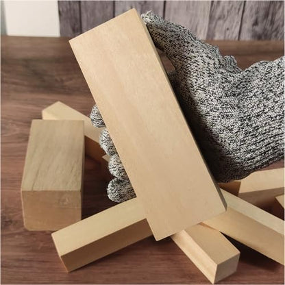 Ninekong 6PCS Basswood Carving Blocks，Whittling Wood Carving Kit,Soft Basswood for Carving(6"x2"x2") - Image 4