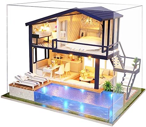Spilay DIY Miniature House Kit for Adults, Miniature Dollhouse Kit by SpilayDIYDollhouseMiniature