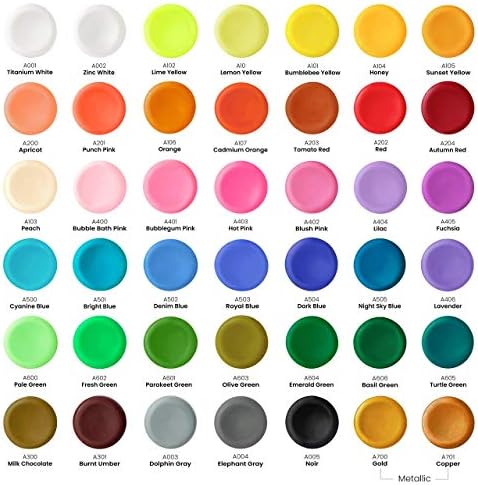Arteza Polymer Clay Kit 42 with Pottery Tools & Clay Sculpting Tools Set of 22, Art Supplies for Artist, Hobby Painters & Beginners - Image 5