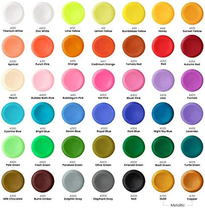 Arteza Polymer Clay Kit 42 with Pottery Tools & Clay Sculpting Tools Set of 22, Art Supplies for Artist, Hobby Painters & Beginners - Image 5