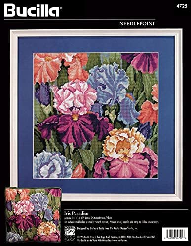 Bucilla Iris Paradise Needlepoint Kit - Image 2