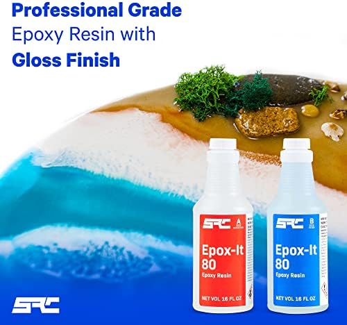 Epox-It 80, 32 Oz Multi-Purpose High Gloss Clear Epoxy Resin Kit - Image 4