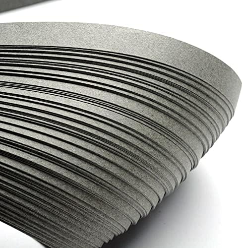 ODETOJOY Quilling Strips 3mm Paper Quilling Set 120pcs Paper Strip 54CM Solid Color Star Origami Paper DIY Hand Crafts Quilling Paper Strips 1/8inch (Dary Gray) - Image 2